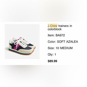 NEW JCREW Sneakers - size 10